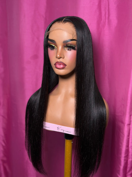 Sleek Straight Closure Wig
