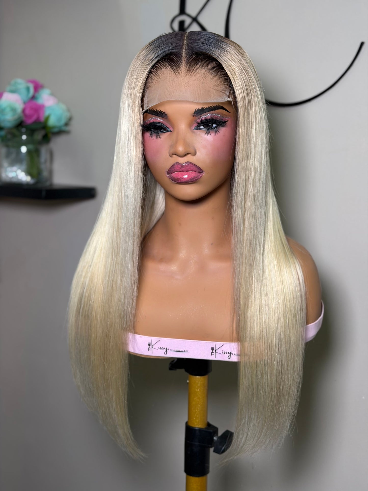 Custom Ash Blonde Closure Wig