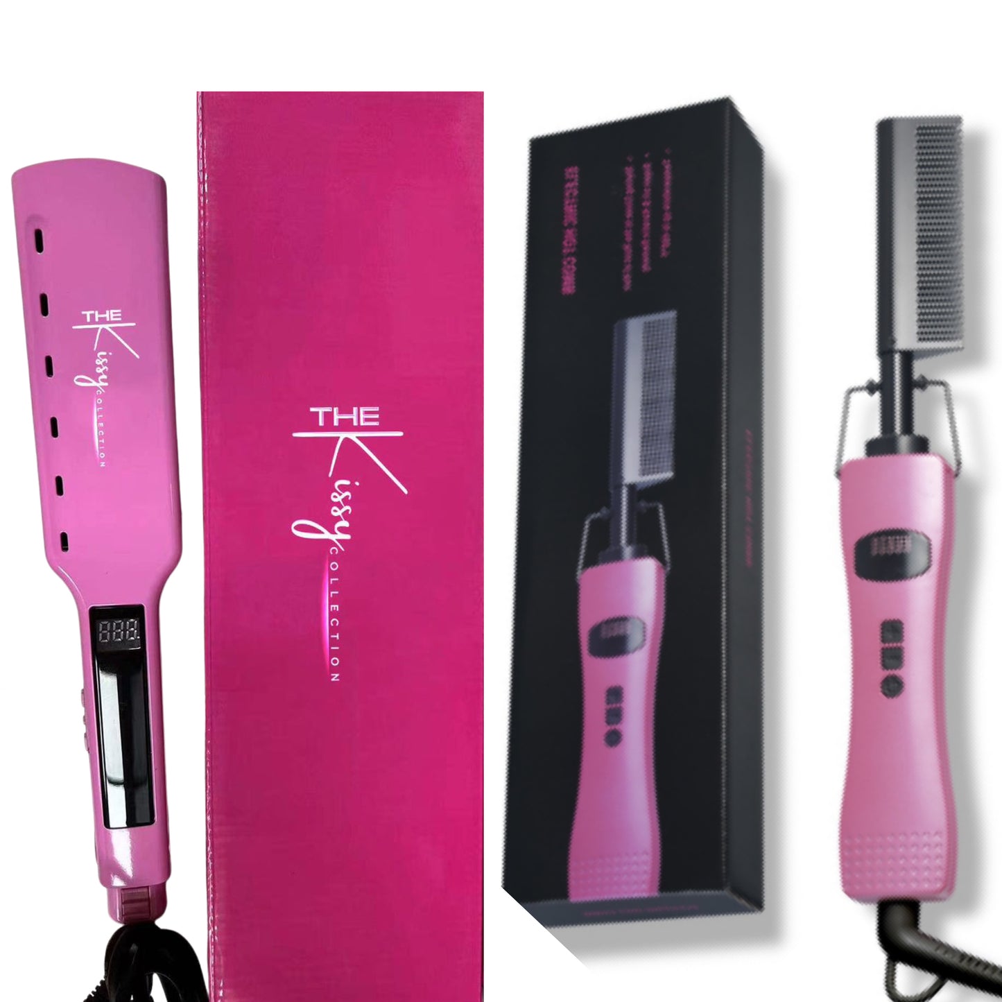 Flat Iron and Hot Comb Bundle