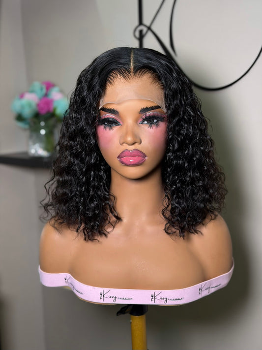 Curly Wave Bob Wig
