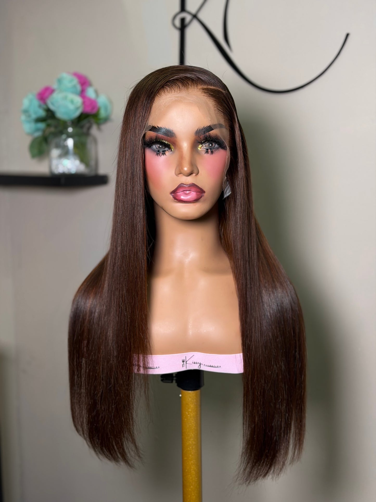 Chocolate Brown Frontal Wig