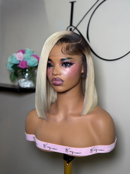 Custom Ash Blonde Bob