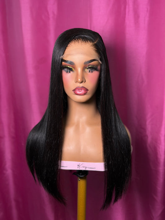 Sleek Straight Closure Wig