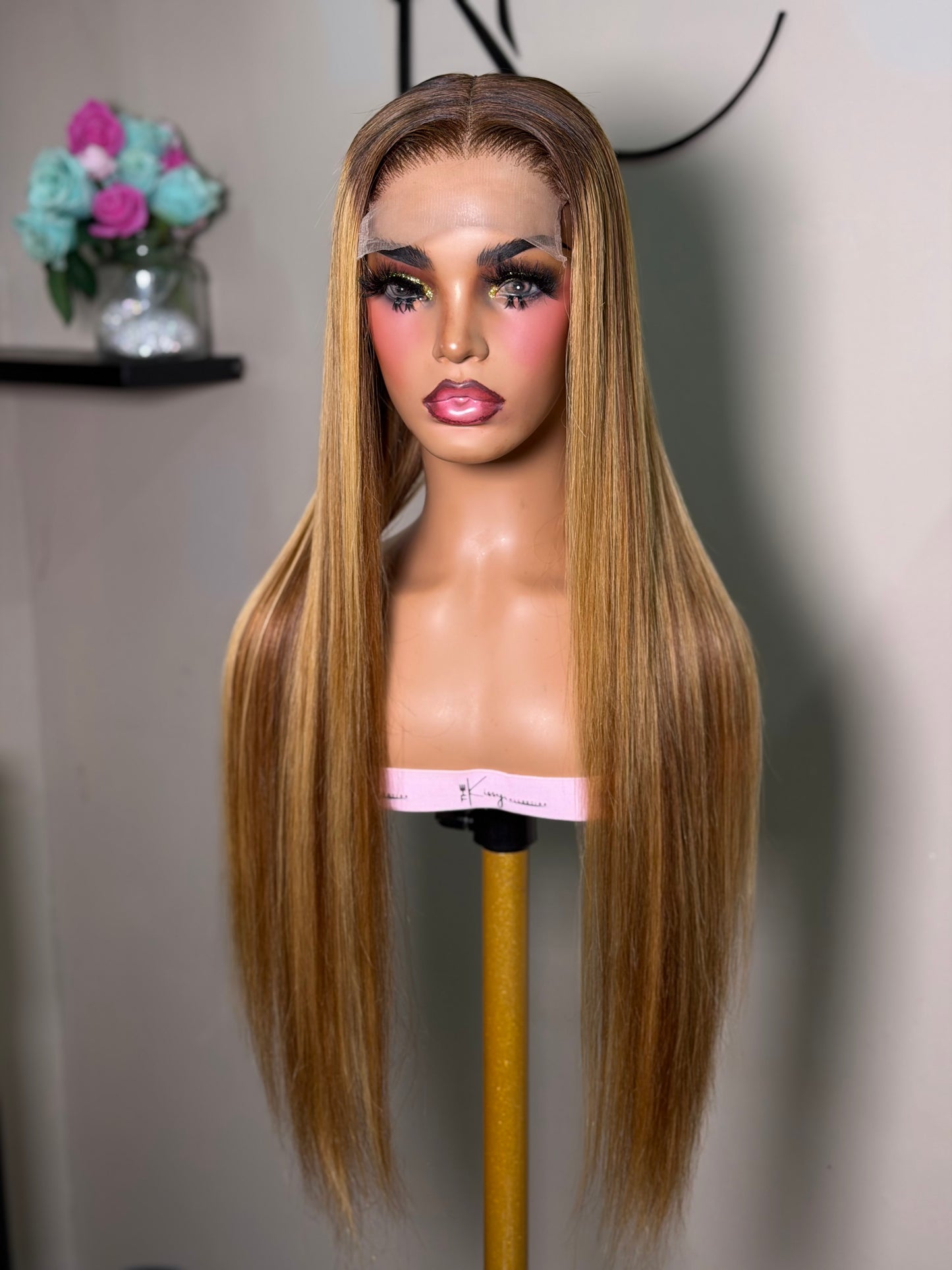 Honey Toffee Closure Wig