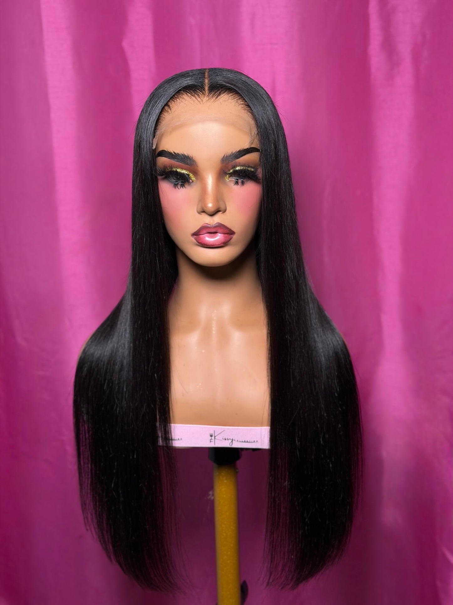 Sleek Straight Closure Wig
