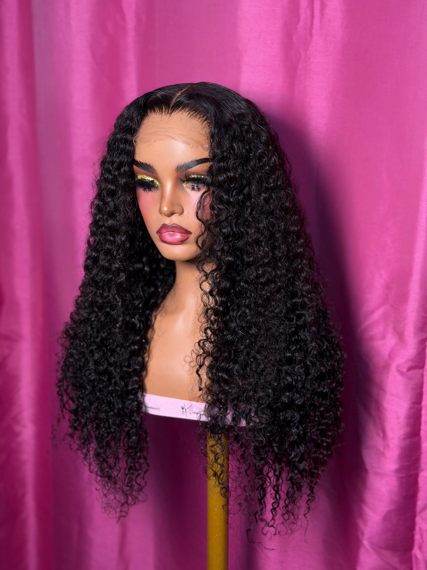 Burmese Curly Closure Wig