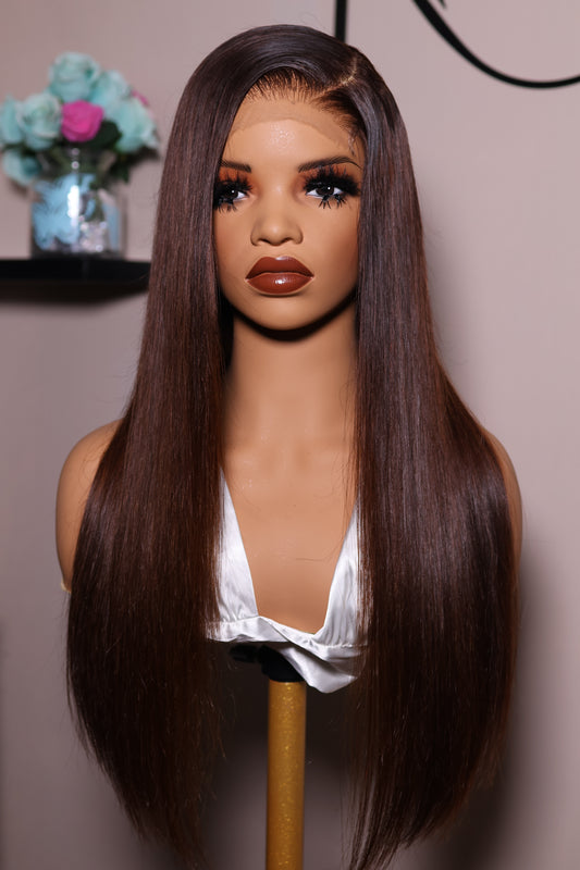 Ombre’ Brown Closure Wig